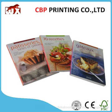 Full color hardcover book custom cookbook printing